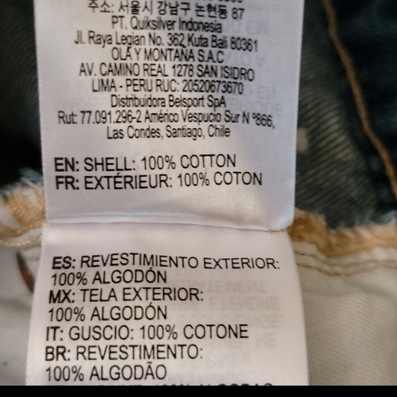 Roxy Blue Denim Mini Skirt Size M - Picture 7 of 7